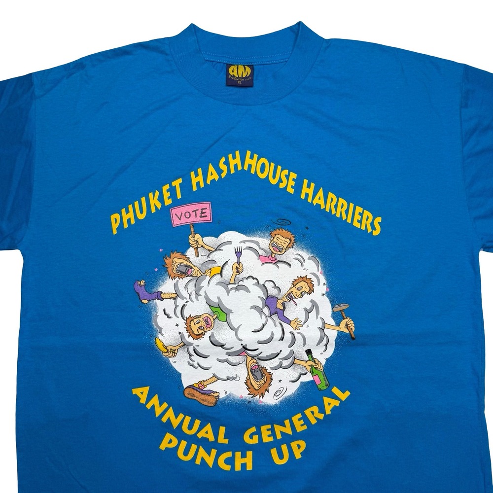 Vintage Y2K 2000s Phuket Hash House Harriers shirt